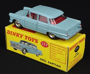 Dinky toys 177 opel kapitan kk185 back