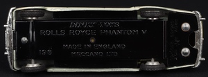 Dinky toys 198 rolls royce phantom v kk189 base