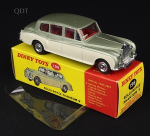 Dinky toys 198 rolls royce phantom v kk190 front