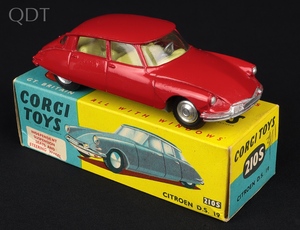 Corgi toys 210s citroen ds19 kk194 front