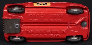 Corgi toys 321 monte carlo mini cooper kk197 base