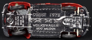 Corgi toys 256 vw 1200 east african safari rhino kk221 base