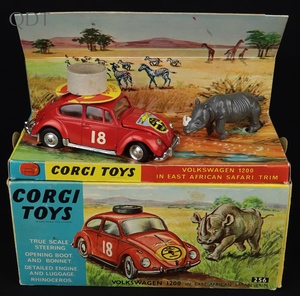 Corgi toys 256 1 vw 1200 east african safari rhino kk221 front