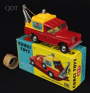 Corgi toys 477 landrover breakdown truck kk222 front