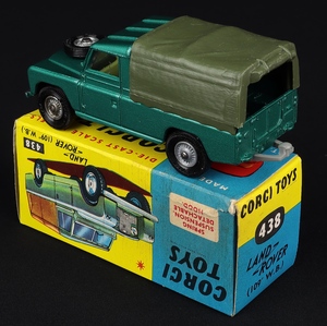 Corgi toys 438 1 landrover kk299 back
