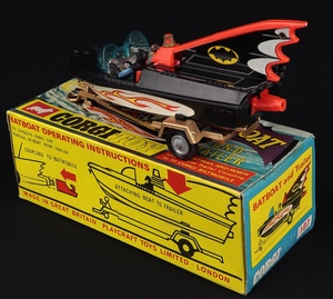 Corgi toys 107 batboat trailer kk247 back