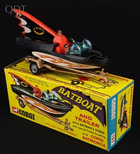 Corgi toys 107 batboat trailer kk247 front