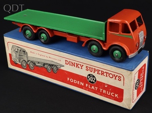 Dinky supertoys 502 foden flat truck kk257 front