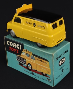 Corgi toys 408 bedford aa road service van kk273 back