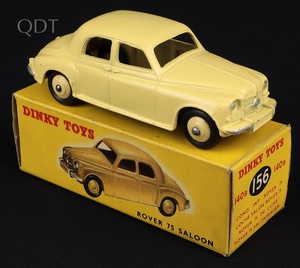 Dinky toys 140b 156 rover 75 saloon kk283 front