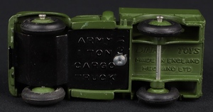Dinky toys 641 army 1 ton cargo truck kk284 base