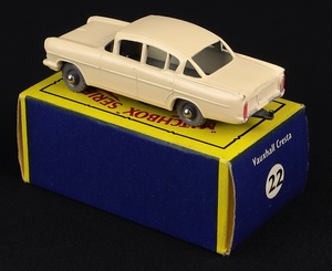 Matchbox models 22b vauxhall cresta kk285 back