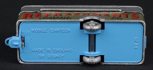 Matchbox 74 mobile canteen kk287 base
