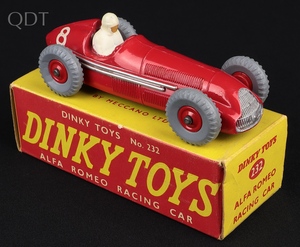 Dinky toys 232 alfa romeo racing car kk299 front