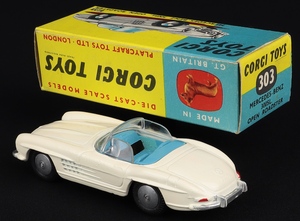 Corgi toys 303 mercedes benz open roadster kk290 back
