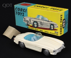 Corgi toys 303 mercedes benz open roadster kk290 front
