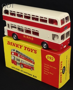 Dinky toys 292 ribble bus kk308 front