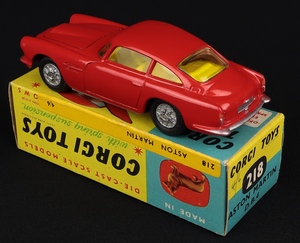 Corgi toys 218 aston martin db4 kk318 back