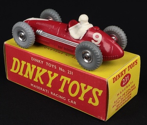 Dinky toys 231 maserati racing car kk329 back