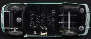 Corgi toys 201 austin cambridge saloon kk333 base