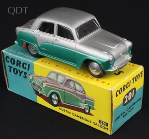 Corgi toys 201 1 austin cambridge saloon kk333 front