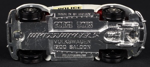 Corgi toys vw police car kk362 base