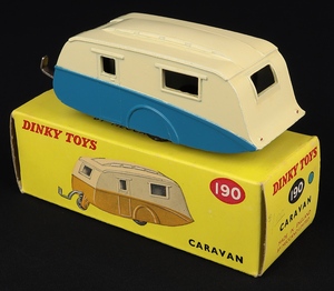 Dinky toys 190 caravan kk384 back