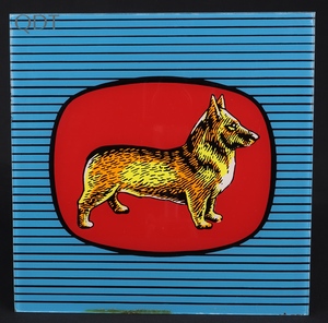 Corgi glass sign kk395 front