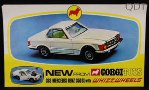 Corgi promotional poster corgi 393 meecedes kk397 front