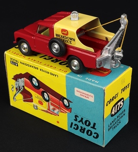 Corgi toys 417s landrover breakdown truck kk406 back