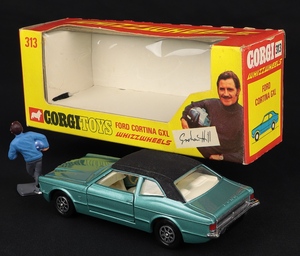 Corgi toys 313 ford cortina gxl graham hill kk409 back