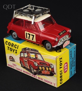 Corgi toys 339 1967 monte carlo mini kk413 front