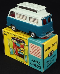 Corgi toys 420 ford thames airborne caravan kk452 back