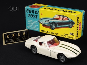 Corgi toys 324 marcos 1800 gt kk464 front