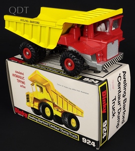 Dinky toys 924 aveling barford  centaur dump truck kk476 front