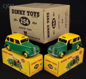 Trade carton dinky toys 40h 254 austin taxi kk485 front