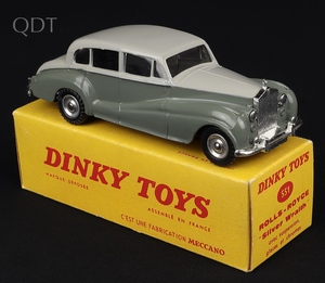 Dinky toys 551 rolls royce silver wraith kk494 front