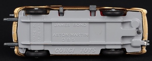 Corgi toys 261 james bond's aston martin base
