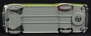 Corgi toys 224 bentley continental sports saloon kk515 base