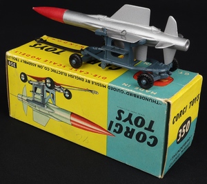 Corgi toys 350 thunderbird guided missile trolley kk517 back