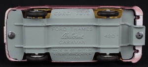 Corgi toys 240 ford thames airborne caravan kk535 base