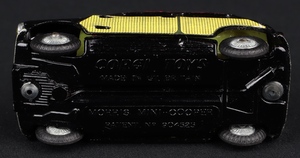 Corgi toys 249 mini cooper wickerwork kk553 base