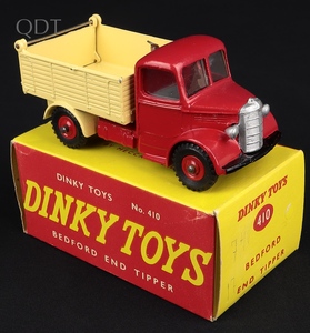 Dinky toys 410 bedford end tipper kk558 front