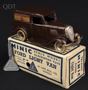 Tri ang minic ford light van kk570 front