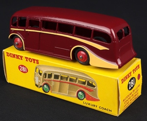 Dinky toys 281 luxury coach kk593 back