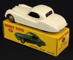 Dinky toys 157 jaguar xk120 coupe kk588 back