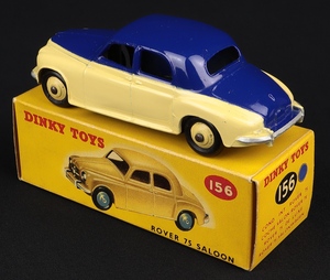 Dinky toys 156 rover 75 saloon kk589 back