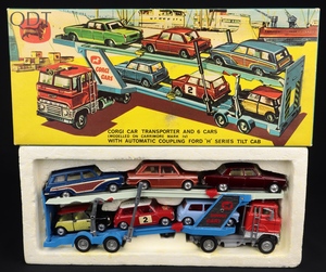 Corgi gift set  41 carrimore car transporter kk612 front