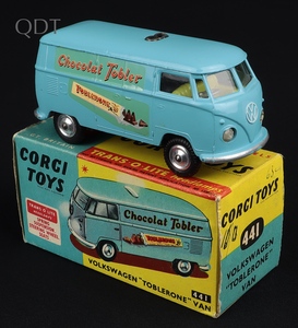 Corgi toys 441 volkswagen toblerone van kk614 front