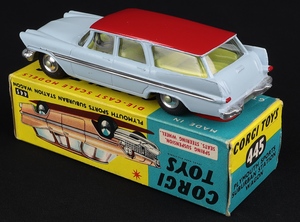 Corgi toys 445 plymouth sports suburban station wagon kk621 back